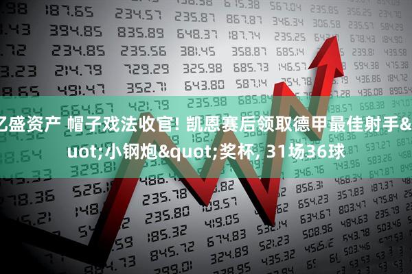 亿盛资产 帽子戏法收官! 凯恩赛后领取德甲最佳射手"小钢炮"奖杯, 31场36球