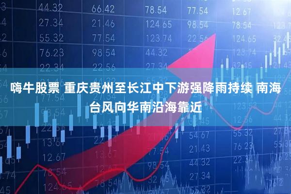 嗨牛股票 重庆贵州至长江中下游强降雨持续 南海台风向华南沿海靠近